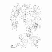 Схема узла: Боковая крышка Yamaha XVS1300 Midnight Star