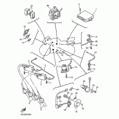 Схема вузла: Електроустаткування 1 Yamaha YZF-R1 R1