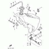 Схема узла: Топливный бак Yamaha YZ250 YZ250