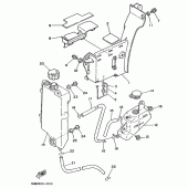 Схема узла: Боковая крышка Yamaha DT125 DT125