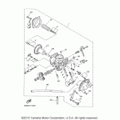 Схема вузла: Карбюратор Yamaha XV250 V-Star