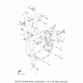 Схема вузла: Рама Yamaha XVS950 Bolt