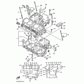 Схема узла: Картер двигателя Yamaha XJR1200