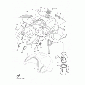 Схема вузла: Паливний бак Yamaha FZ1 FZ1 FAZER (S-TYPE)