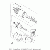 Схема вузла: Електричний стартер Yamaha YZF600R Thundercat