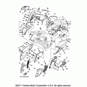 Схема вузла: Бак паливний 2 Yamaha FZ10/MTN1000 FZ-10