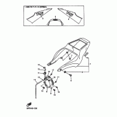 Схема вузла: Боковая крышка Yamaha YZF-R6/ YZF600 R6