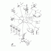 Схема вузла: Електроустаткування 1 Yamaha YZF-R6/ YZF600 R6