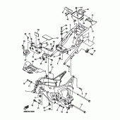 Схема вузла: Рама Yamaha FZ6 FZ6 FAZER S2