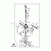 Схема узла: Карбюратор Yamaha TW125