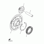 Схема вузла: Привід стартера Yamaha YZF-R6/YZF600 R6