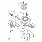 Схема вузла: Головка циліндра Yamaha WR250 WR250Z
