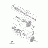 Схема узла: Сцепление 2 Yamaha XP500 T-MAX