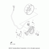 Схема вузла: Генератор Yamaha YZ450F YZ450FX
