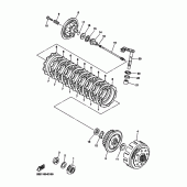 Схема вузла: Зчеплення Yamaha YZ450F YZ450F