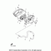 Схема вузла: Впускна система 2 Yamaha XVS950 Bolt