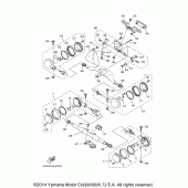 Схема узла: Поворотники Yamaha XV1700 Road Star Midnight Silverado