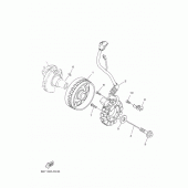 Схема вузла: Генератор Yamaha FZ10/MTN1000 MT-10 SP