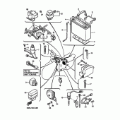Схема вузла: Електроустаткування 2 Yamaha VMX12 V-MAX