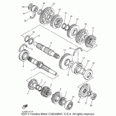 Схема вузла: Трансмісія Yamaha YZF600R Thundercat