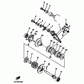 Схема узла: Governor Yamaha YZ125