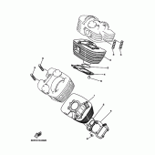 Схема узла: Цилиндр Yamaha XVS250 Drag Star