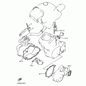 Схема узла: Опция (ENGINE) Yamaha XT600 XT600