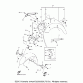 Схема вузла: Крило Yamaha XVS1300 V-Star