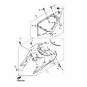 Схема вузла: Бічна кришка Yamaha YZF-R6/YZF600 R6 RaceBase