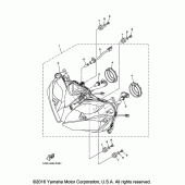 Схема вузла: Фара Yamaha YZF-R3