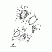 Схема вузла: Кришки картера 1 Yamaha TTR225 TT-R225