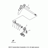 Схема вузла: Вал перемикання Yamaha TTR230 TT-R230