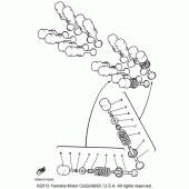 Схема узла: Клапан Yamaha YZF600R Thundercat