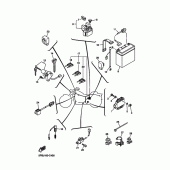 Схема вузла: Електроустаткування 2 Yamaha XVS1100 V-Star Silverado