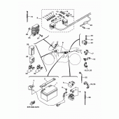 Схема вузла: Електроустаткування 1 Yamaha MT07/ MTT690 MT-07 Tracer