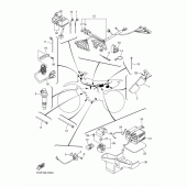 Схема узла: Электрооборудование 1 Yamaha WR450F