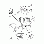 Схема вузла: Електрообладнання 1 Yamaha TW125