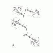 Схема узла: Поворотники Yamaha XJ600 Diversion (Naked)