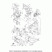 Схема узла: Боковая крышка Yamaha XV1700 Road Star Midnight Silverado