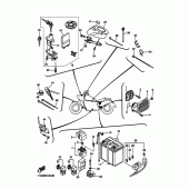 Схема вузла: Електроустаткування 2 Yamaha XVS1300 Midnight Star