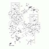 Схема вузла: Облицювальні елементи 2 Yamaha XJ6 Diversion F