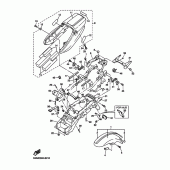 Схема узла: Крыло Yamaha XJR1300