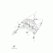 Схема вузла: Задній ліхтар (Стоп-сигнал) Yamaha MT09/MTN850 MT-09