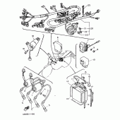 Схема узла: Электрооборудование 1 Yamaha FZX750