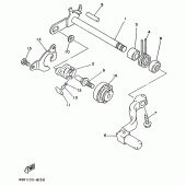 Схема вузла: Вал перемикання Yamaha WR250 WR250Z