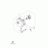 Схема вузла: Фара Yamaha YBR125