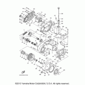 Схема узла: Промежуточная передача Yamaha XV1700 Road Star Silverado
