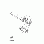 Схема вузла: Вал перемикання Yamaha MT125 MT-125 (ABS)