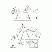 Схема вузла: Електроустаткування 2 Yamaha XVS400 Drag Star Classic