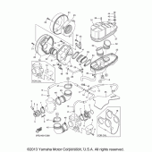 Схема вузла: Впускна система Yamaha XVS1100 V-Star Classic (Cast Wheel)